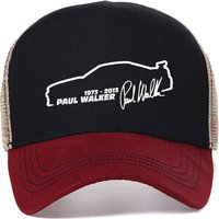 Paul Walker Fast And Furious Fashion Unisex Baseball Cap Summer Mesh Breathable Trucker hats men racing Snapback hats
