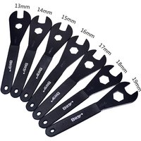 Jeu de clés d'essieu de vélo conique en acier à haute teneur en carbone, clé à main de broche de vélo, Kit d'accessoires d'outils de réparation de cyclisme en plein air