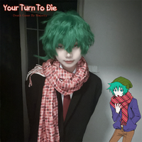 Your Turn To Die Death Game By Majority Hiyori Sou Unisex Cosplay Long Scarf Single Sided Winter Warm Costume Holiday Xmas Prop