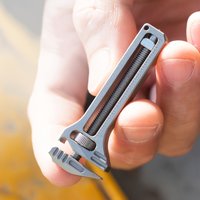 Mini Wrench: Window Breaker, Bottle Opener, Screwdriver. Compact for Home Repair/Emergency/Camping/Outdoor. Ergonomic, Sturdy.