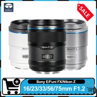 Sirui 16mm 23mm 33mm 56mm 75mm F1.2 Sniper Series APS-C Autofocus Lens for Sony A7C A6700 Nikon Z50 ZFC Fuji X-T20 X-T5