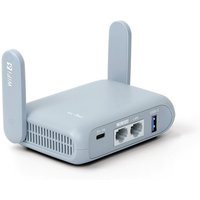 GL.iNet GL-MT3000 (Beryl AX) Wi-Fi 6 Kabelloser Reise-Gigabit-Router, Verbindung mit öffentlichen und Hotel-WLANs, Captive Portal, Cybersicherheit