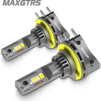 2pcs H15 LED Headlight Bulbs CANBUS 6500K White 30000LM Car LED High Beam DRL Driving Lamp With Cooling Fan Error Free