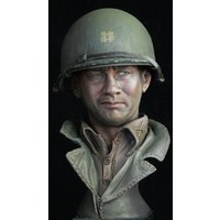 Resin soldier 1/10 US Officer in winter bust Normandy 1944 Model Unassambled Unpainted Figure Building Kit