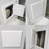 1pc Access Panel Inspection Hole ABS Access Doors Wall Ceiling White Hatch Cover Universal Plastic Push-Type Inspection Port