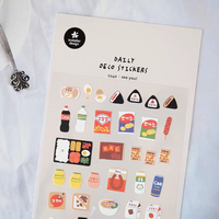 Korean Import Suatelier Convenience Store Food Paper Stickers Scrapbooking Diy Journaling Diary Stationery Sticker Decor School