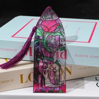 Acotar Stained Glass Bookmarks Fantasy Acrylic Book Charms Book Lover Book Accessories Student School Supplies