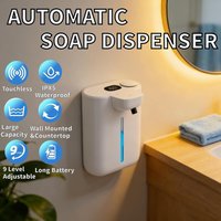 500ML Large Capacity HD Display 9-Gears Adjustable Foam/Liquid Control Automatic Sensor Soap Dispenser Portable Hand Wash Bottle