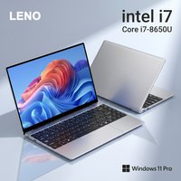 LENO Ultra Slim 14.1" Laptop Intel Core i7 8650U 32GB 2TB Windows 11 Pro Gaming Computer PC Gamer office Notebook 1920*1080 HD