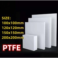 0.5mm 1mm 2mm 3mm 4mm Thickness PTFE Sheet PTFE Plate PTFE Board Block Polytef Plate Anti-Corrosion Machining Model Processing