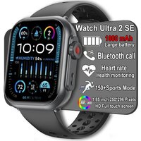 Watch Ultra 2 SE Men Women 1000mAh HD AMOLED 100+Sport Heart Rate Bluetooth Call GPS Track Waterproof SmartWatch For IOS Android