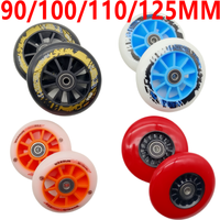 scooter accessories skate wheel scooter wheel 90mm 110mm 120mm 125mm wheel thickness 24mm 2wheels/lot