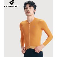 LAMEDA Professional Cycling Jersey Long Sleeve 3 Pockets Spring Men's MTB Shirt Road Bike Jersey Quick Dry Bicycle Clothing Men