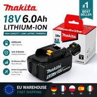 Oryginalna bateria Makita 18V 6.0Ah BL1860B Li-ion Akku Oryginalna bateria LXT Kompatybilna z BL1850B BL1840 BL1830 Narzędzia Elektryczne, Bateria o Dużej Pojemności z Długą Żywotnością, Profesjonalna