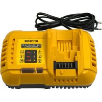 Szybka ładowarka DCB118 4.5A do akumulatorów litowych DeWalt 10.8V 12V 14.4V 20V Max 60V DCB101 DCB200, YHKEMA