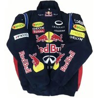 AliExpress Red Bull racing suit, men's and women's cycling clothes, embroidered jacket, thick jacket