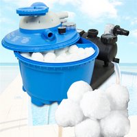 Premium Filter Fiber Ball Pool Cleaning Equipment High Filtration Strength Long Service Life No Sand Backwash Efficient Fine