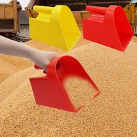Plastic Feed Scoop Thickened Flat Bottom Food Shovel For Sheep Farming Utility Feed Scoop Poultry Durable Livestock Feeding Tool