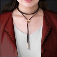 Aerith Cosplay Necklace Bow For Women Disguise Game Final Cosplay Fantasy Accessories Neck Woman Halloween Carnival Party Gifts