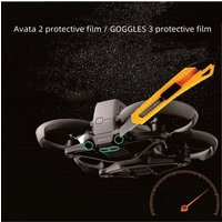 Suitable For DJI Avata 2 Lens Protective Film Sensor Protective Film GOGGLES 3 Lens Protective Film Anti-oil And Shockproof
