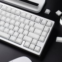 114 Keys X-ray Keycaps ABS Double shot keycaps Cherry Keycaps White Translucent Keycaps For MX Switches Mechanical Keyboard