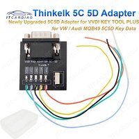 Thinkelk 5C 5D adapter for VVDI Key Tool Plus Add 5c5d Keys For VW For Audi MQB49 5C5D Key Data