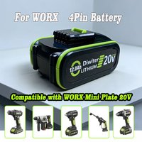 New FOR WORX 20V 12Ah 8Ah Battery WA3014 WA3551 WG630 WG629 WX372 WX390 WX394 WX550 WX523 WX802 WX858 WX900 Power Tool Battery