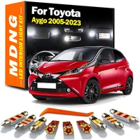LED Interior Plate Light Car Bulbs Kit For Toyota Aygo X MK1 MK2 MK3 X-Style X-Cite X-Wave 2005- 2018 2019 2020 2021 2022 2023