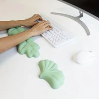 Leaf Keyboard Wrist Guard Cloud Wrist Guard Mouse Pad Ergonomic Lycra Foam Memory Anti-slip Support Office