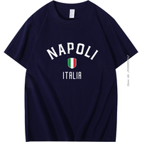 Napoli Campioni D'italia Customized T-Shirt Unisex Graphic T Shirts Short Sleeve T-Shirts Loose Fashion Summer Men's Clothing