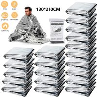 Large Emergency Survival Blanket Portable Aluminum Foil Insulation Film for Outdoor Hiking Camping Essential Safety Gear