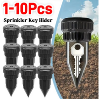 1-10PCS Hide A Key Cash Hidden Box Sprinkler Head Money Safe Outdoor Garden Yard Hiding Vault Case Waterproof Key Hider