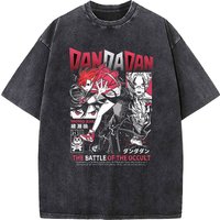 Dandadan Okarun T-shirt Men Japanese Anime T Shirt Cartoon High Quality Cotton Tshirt Aesthetic Fashion Tee Male