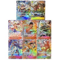 8pcs DIY Self-made One Piece OP15-060 Enel Folding Flash Card OP16-003 Edward Newgate Portgas D. Ace OPCG Game Collectible Card