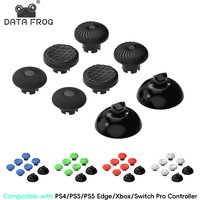 DATA FROG 8 Stück Thumbstick-Kappe für PS4 PS5 Edge Elite Controller Pilzhut Thumb-Stick-Kappen für Xbox Series Joystick Accessori