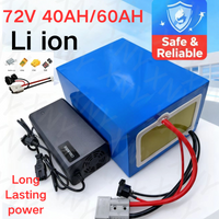 XNY 72v 40Ah 60Ah lithium ion battery pack li ion 50A 100A 150A 200A BMS 3000w 5000w 8000w 12000w scooter go cart motorcycle 5