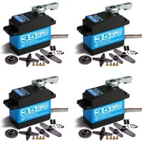 4pcs 35kg /25kg Digital Servo High Torque Coreless DS3235 and DS3225 Stainless SG Waterproof for Robotic DIY RC Car