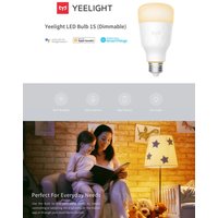 YEELIGHT LED Bulb 1S Smart Light E26/E27 Warm White Light Adjustable Brightness WiFi Voice Control 2700K For Homekit Google