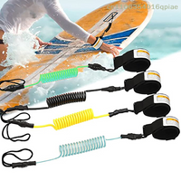 (Summer4)Coiled Surfboard Leash Surfing Stand UP Paddle Board Ankle Leash Sup Board Foot Leg Rope Surfboard Raft Kayak Rope