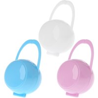 Food Grade Safe PP Pacifier Box Soother Container Box for Newborns Portative Storage Nipple Holder Teat Accessories A2UB