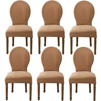 1/2/4pcs Round Back Chair Cover Stretch Velvet Dining Chair Covers Seat Slipcover Solid Color Furniture Protector Wedding Home