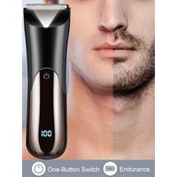 Beard Shaver For Man Body Hair Trimmer With 2 Protective Cap Sideburn Chest Armpit Groin Hair Trimmer Lithium Battery Groom kit
