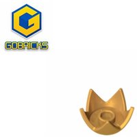 Gobricks GDS-2200 Minifig Crown / Egg Shell Half compatible with lego 39262 Assembles Building Blocks Technical