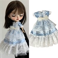 For Blythe Doll Lace Fairy Princess Dress Outfit Clothes Cartoon Colorful Fastfood Skirt Animal Clothing OB24 OB22 1/6 Ropa Gift