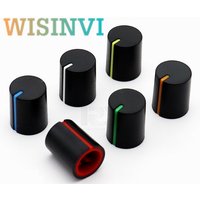 10PCS Plastic Knob Cap Diameter 11mm Height 13.5mm Potentiometer Encoder Knob 180 Degree D Inner Hole 6MM