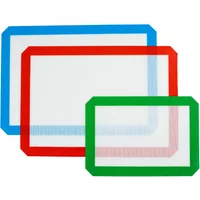 Silicone Baking Mat, 3 Pack Nonstick Silicone Baking Mats Cookie Sheet Liners, Reusable Oven Liners Cooking Silicone Baking Shee
