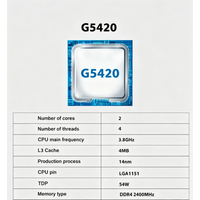 SOYO H310M DDR3 Motherboard Combo Set G5420 CPU Memory16G=8G*2 RAM Intel LGA1151 TPM2.0 Computer Kit XeonPCIE3.0*16 Mainboard