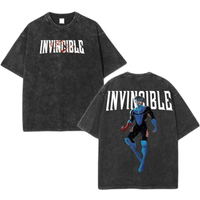 Anime Invincible Mark Grayson T-Shirts 2026 Summer New Men's Women's Harajuku Fashion Cotton Casual Oversized T-shirt