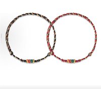 Hand Braided Fish Prayer Bracelet Lucky Colorful Rope Couple Friendship Colorful Hand String Ethnic Original Accessory Jewelry