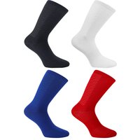 AliExpress NONE 4 Pairs Pure Color Cycling Socks Quality Road Bike Socks Men Women Running Hiking Compression Sports Socks